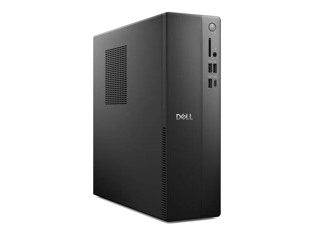 Dell Pro Slim Essential QVS1260 - Schlanker Desktop - Core Ultra 5 225 / 3.3 GHz - RAM 16 GB - SSD 512 GB - NVMe, QLC, Class 25 - Intel Graphics - Wi-Fi 6, Bluetooth, 1GbE - WLAN: 802.11a/b/g/n/ac/ax, Bluetooth - Win 11 Pro - Monitor: keiner - Schwar