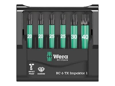 Wera Bit-Check 6 TX Impaktor 1 - Schraubenziehersatz