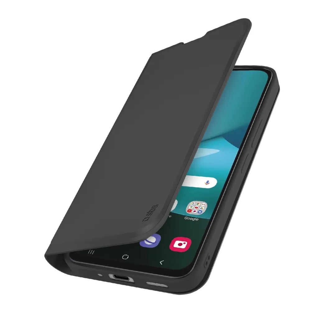 SBS WALLET SMOOTH Bookcase für Xiaomi REDMI 15C, schwarz