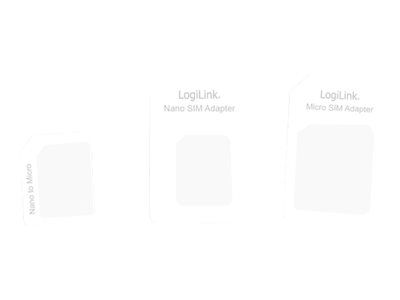 LogiLink Dual SIM Card Adapter - Adapterkit für