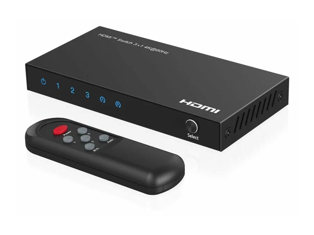 MicroConnect Switch - Fernbedienung - 3 x HDMI