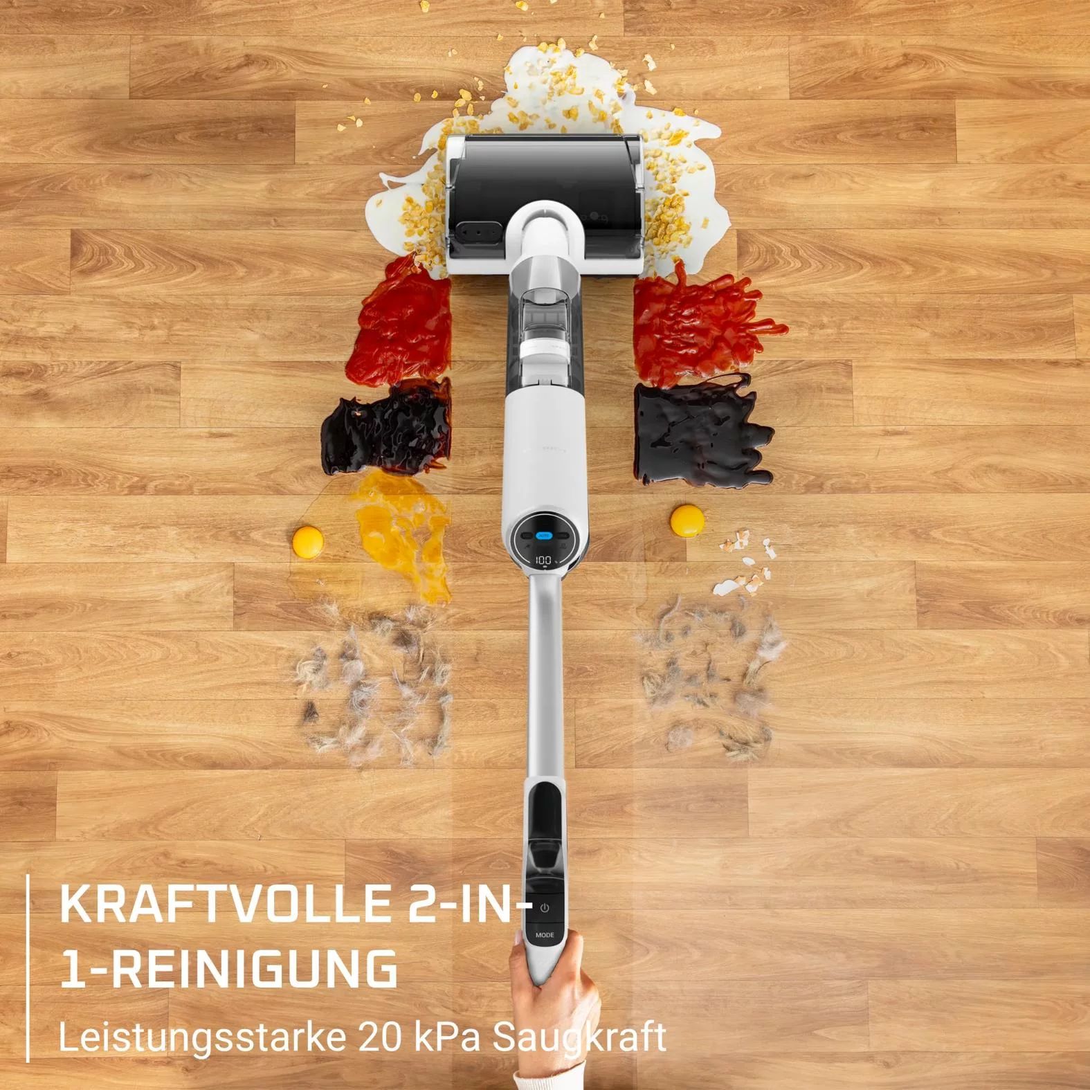 ROWENTA GZ5435 2-in-1 Nass-Trockensauger X-Clean 5 PRO  - weiß/schwarz 