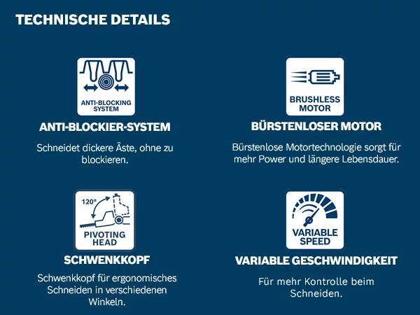 Bosch GHE18V-50 FP  Akku-Heckenschere solo