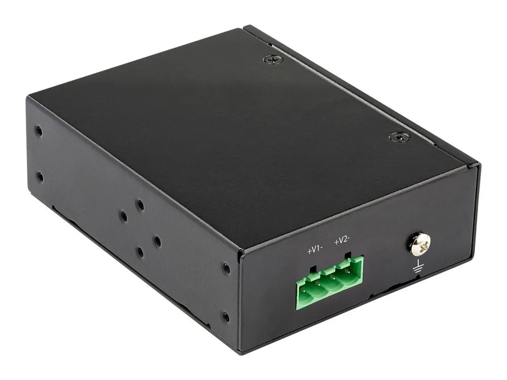 StarTech.com Industrial Gigabit PoE Injector - High Speed/High Power 90W - 802.3bt PoE++ 48V-56VDC Hutschiene UPoE/Ultra Power Over Ethernet Injektor Adapter -40&deg;C bis 75&deg;C Robust (POEINJ1G90W)