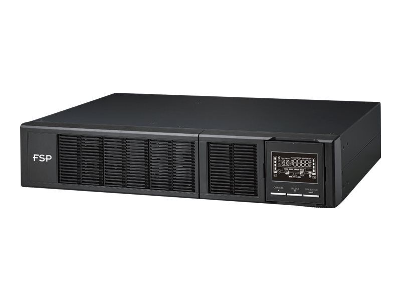FSP Clippers Series 3K - USV (in Rack montierbar/extern) - Wechselstrom 220/230/240 V - 3000 Watt - 3000 VA - 1-phasig - 9 Ah - RS-232, USB - Ausgangsanschlüsse: 9 - 48.3 cm (19")