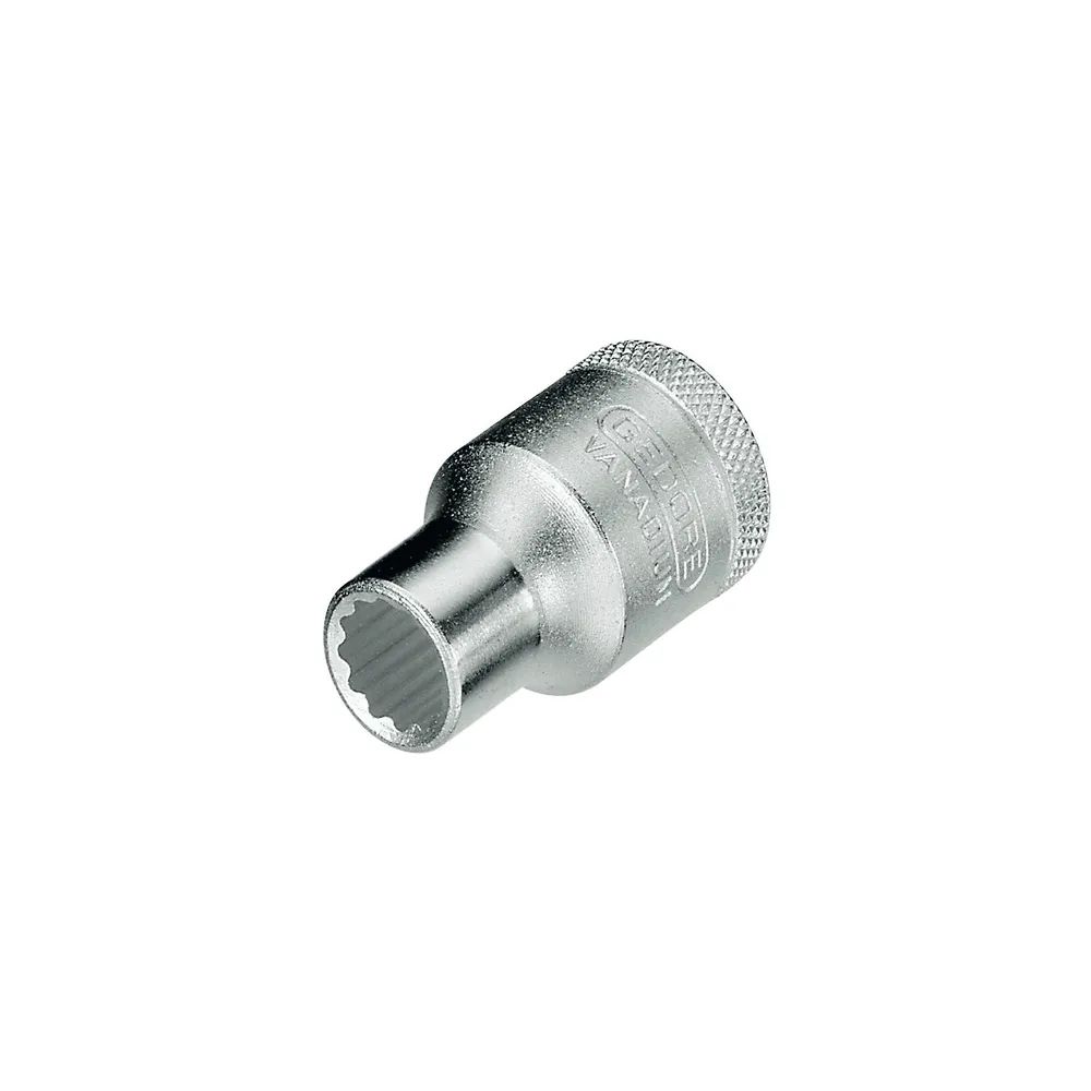GEDORE Steckschlüssel-Einsatz D19 DIN3124 1/2vierkant 13.0 mm zwölfkant