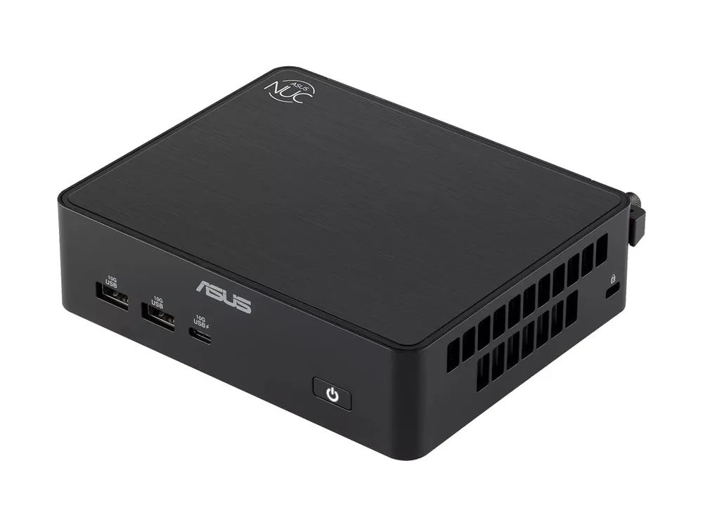 ASUS NUC 16 Pro RNUC16WCKC500002 - Barebone - Mini-PC - 1 x Core 5 320 / 1.5 GHz - RAM 0 GB - Intel Graphics - Wi-Fi 6E, Bluetooth 6.0, 2.5GbE, 1GbE - WLAN: 802.11a/b/g/n/ac/ax (Wi-Fi 6E)