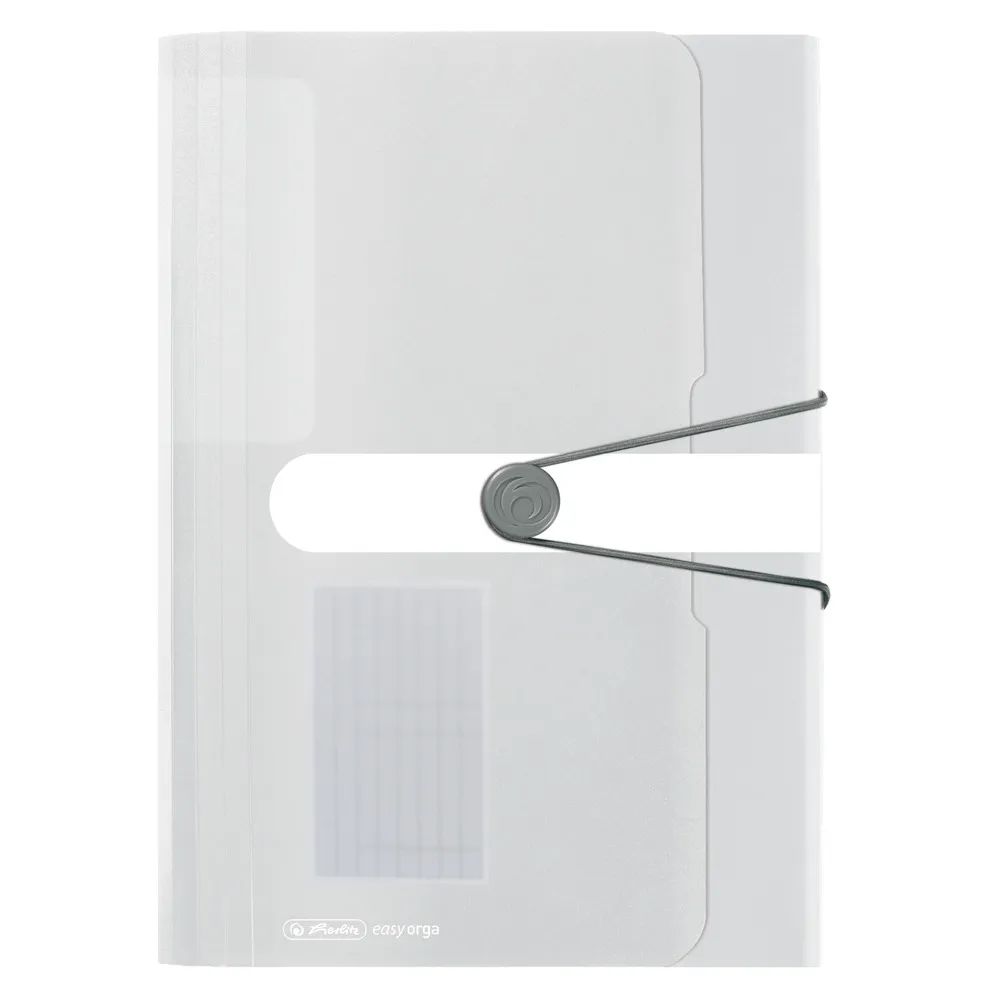 herlitz Fächermappe A4 PP 12 Fächer transparent farblos easy orga to go