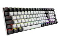 Sharkoon SKILLER SGK50 S2 - Tastatur - 96% - Hintergrundbeleuchtung - USB - QWERTZ - Deutsch - Tastenschalter: Gateron Yellow (Hot-swappable)