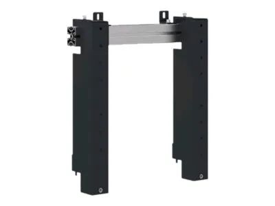 AG Neovo VWM-01 - Befestigungskit (2 Wandhalterungen, Montagearm) - für Videoleinwand - Aluminium, Stahl - Schwarz und Silber - Bildschirmgröße: 107-165 cm (42"-65")