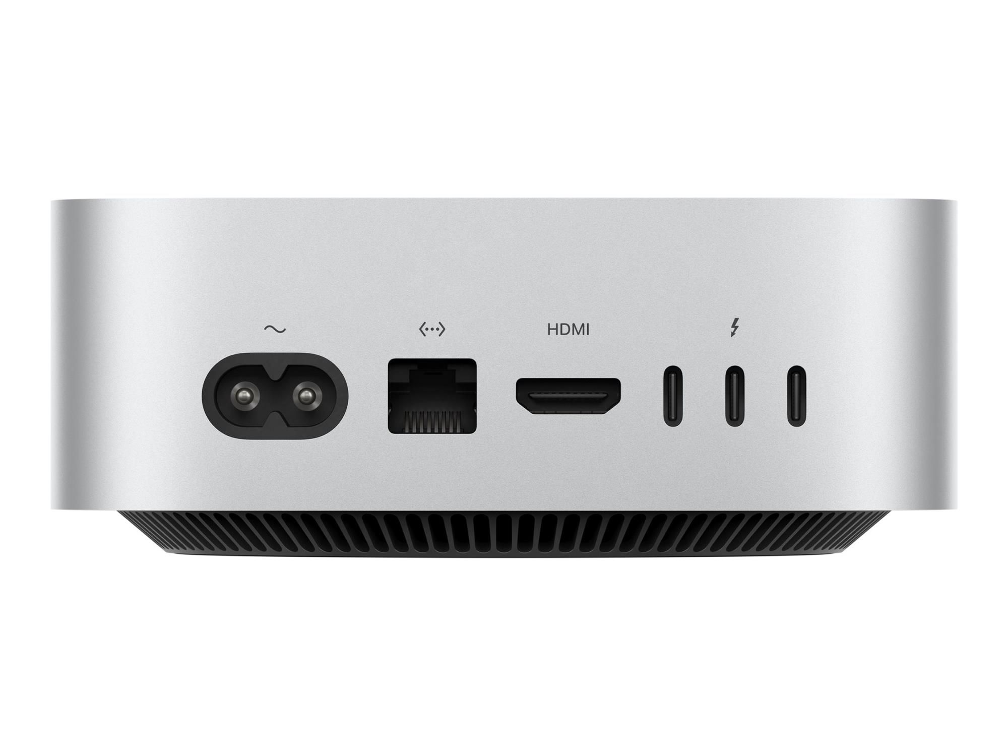 Apple Mac mini - M4 - RAM 16 GB - SSD 512 GB - Apple M4 10-core - 1GbE, Wi-Fi 6E, Bluetooth 5.3 - WLAN: 802.11a/b/g/n/ac/ax (Wi-Fi 6E)
