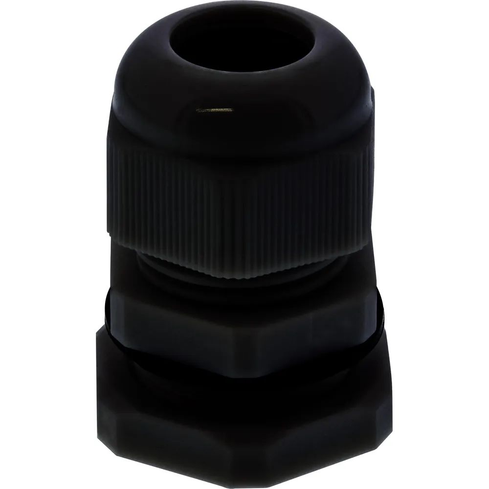 InLine Kabeldurchführung PG 13.5 Nylon IP68 6-12mm - schwarz - 10 Stück