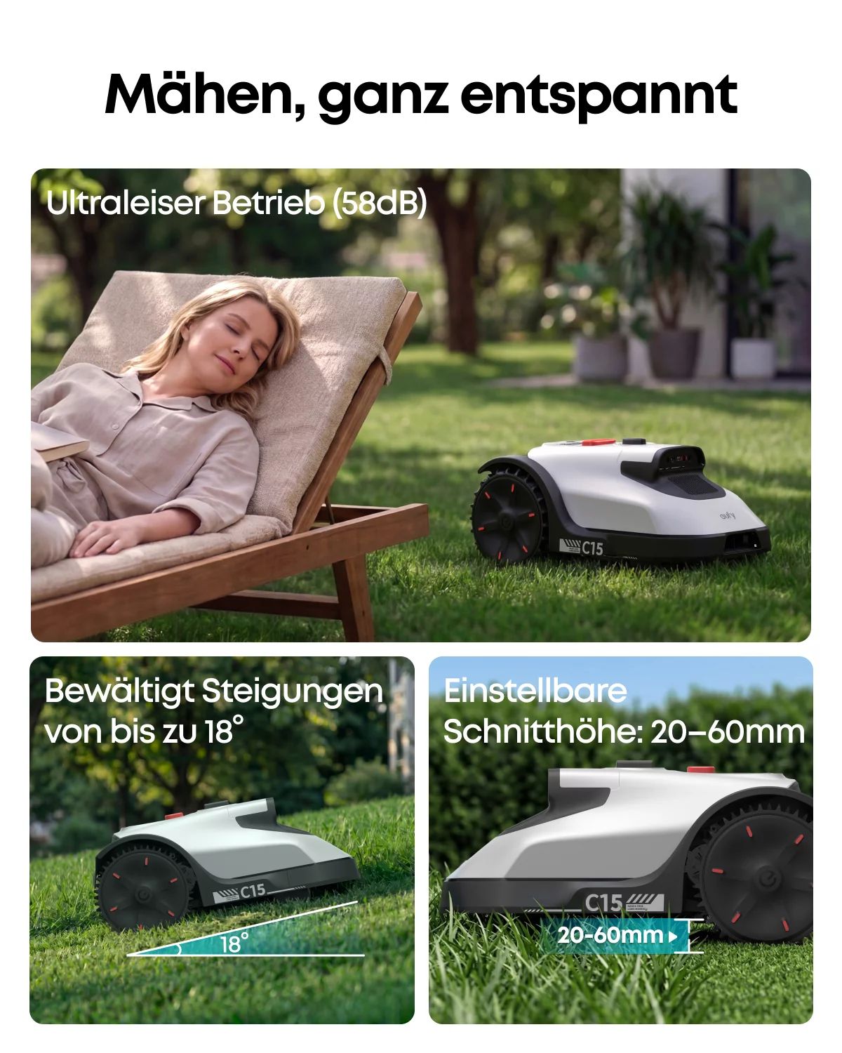 eufy Mähroboter C15 Standard
