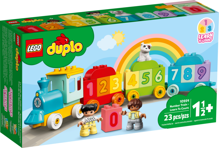 LEGO Zahlenzug – Zählen lernen