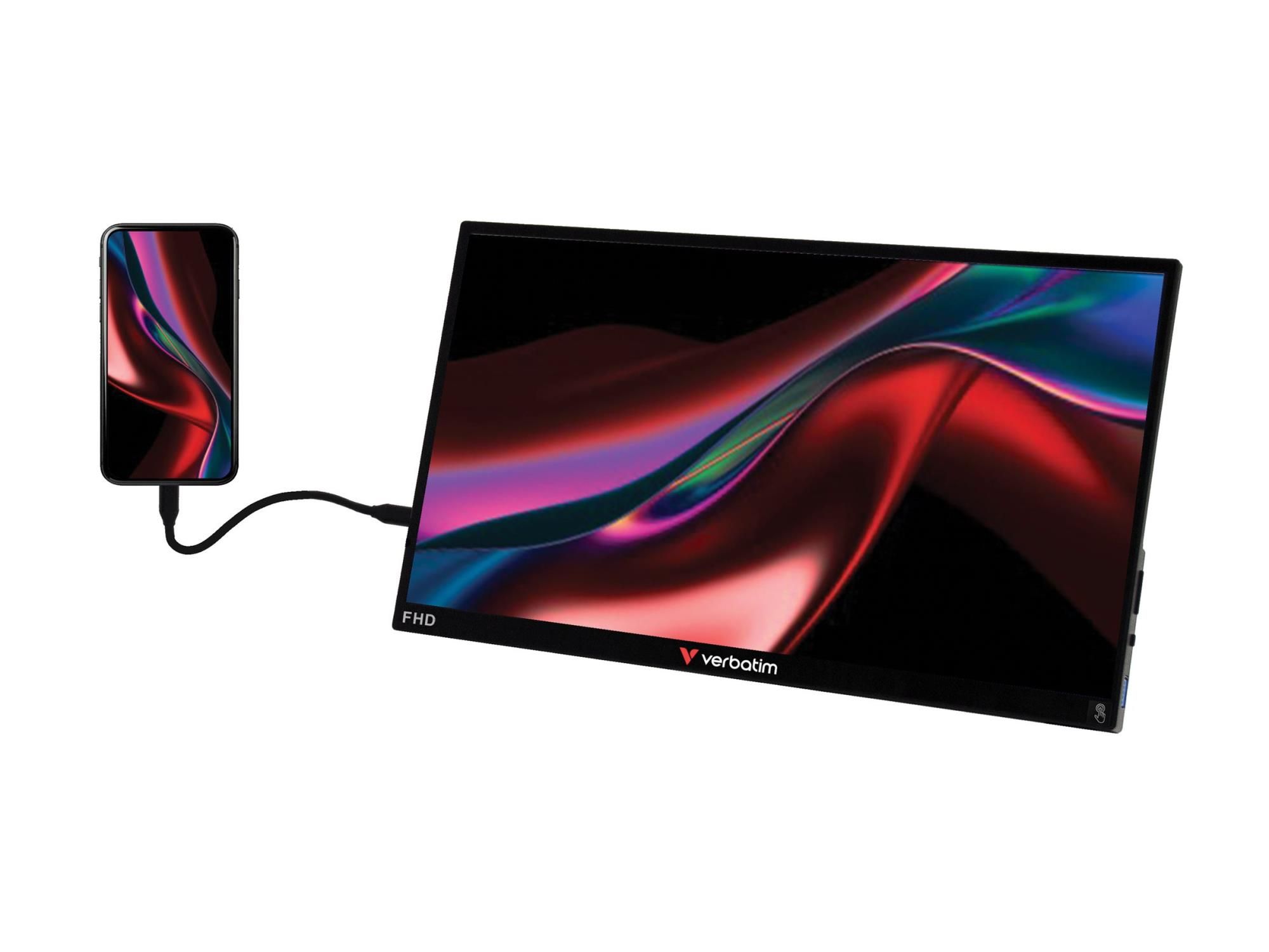 Verbatim PMT-15 - LED-Monitor - 39.6 cm (15.6")