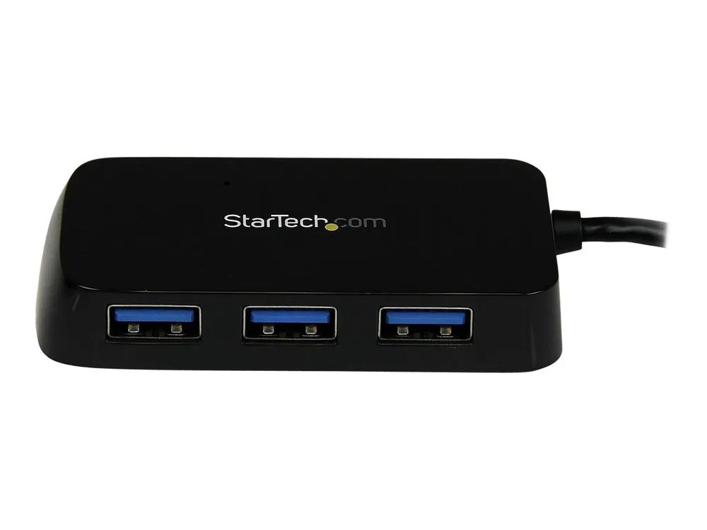 StarTech.com 4 Port USB 3.0 SuperSpeed Hub - Schwarz