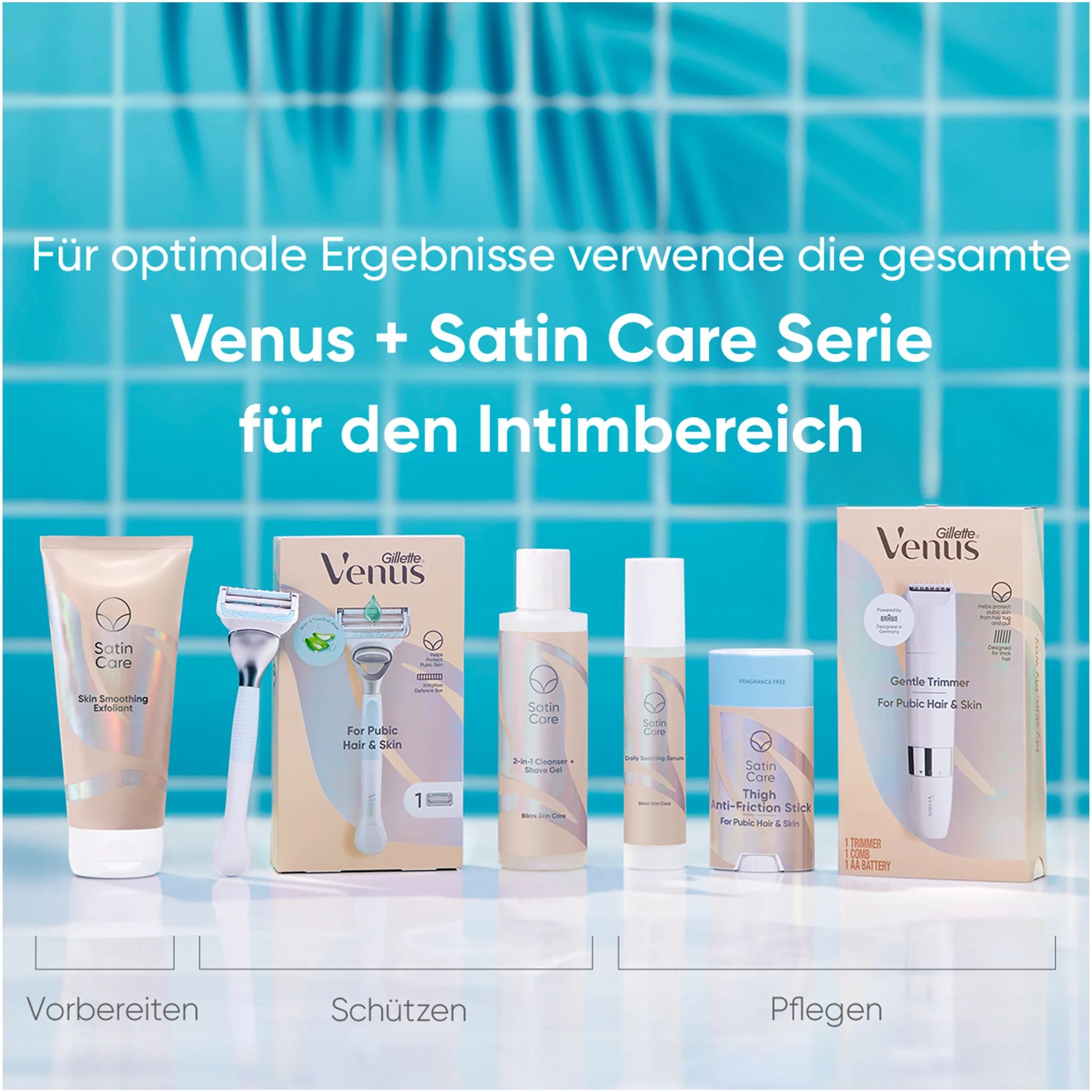 Gillette Venus für den Intimbereich mit 1 Klinge