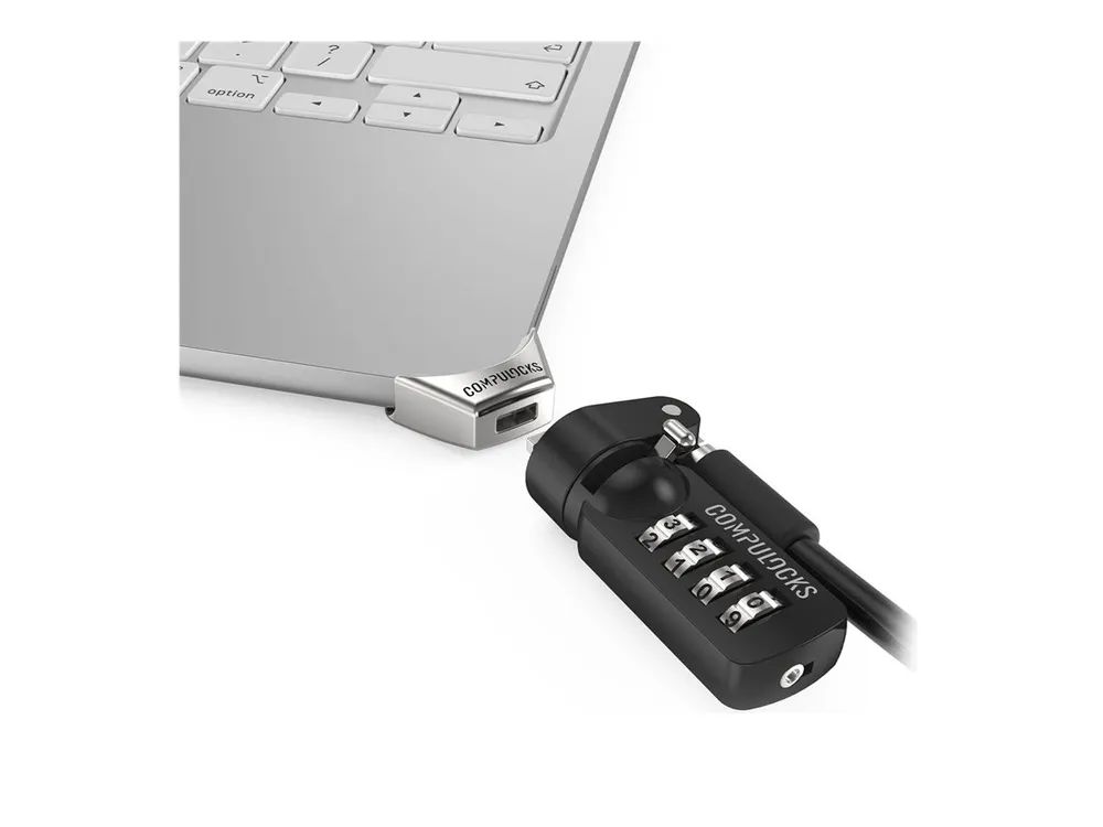 Compulocks Sicherheitsschlossadapter - with combination cable lock (corner lock)