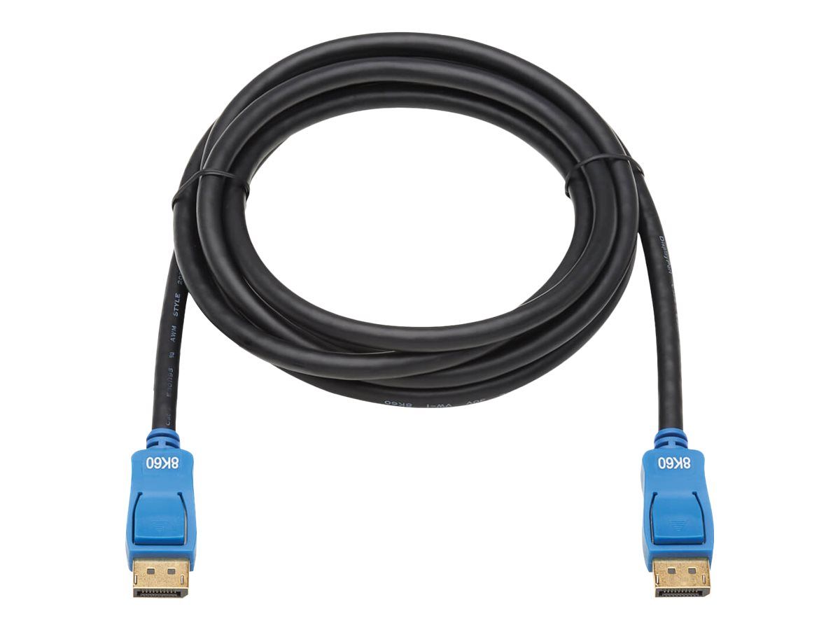 Eaton Tripp Lite DisplayPort 1.4 Cable - 8K UHD @ 60 Hz, HDR, HBR3, HDCP 2.2, 4:4:4, BT.2020, M/M, Black, 3 ft. - DisplayPort-Kabel - DisplayPort (M)