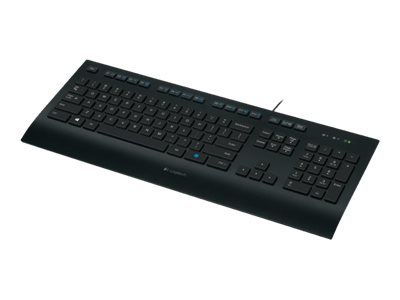 Logitech Corded K280e - Tastatur - USB - Nordisch