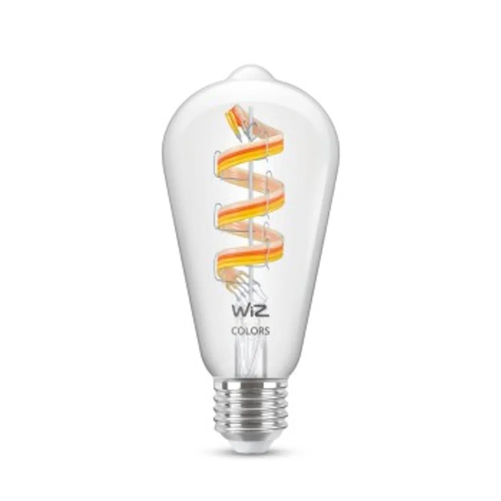 WiZ Smarte Glühbirne "White & Color", 40W, E27, ST64, dimmbar