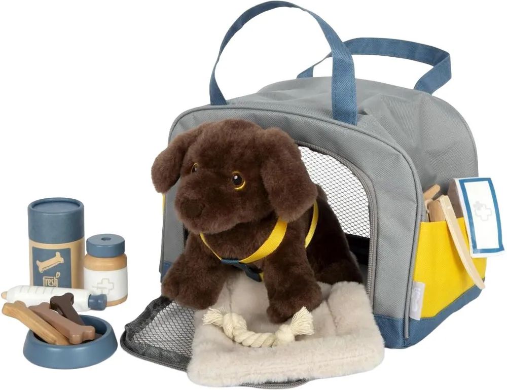 small foot GmbH&Co. KG Hund mit Tasche und Pflege-Set