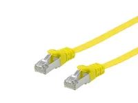 Equip Cat.6A U/FTP Flat Patchkabel - 2m - Gelb - 2 m - Cat6a - U/FTP (STP) - RJ-45 - RJ-45 - Gelb