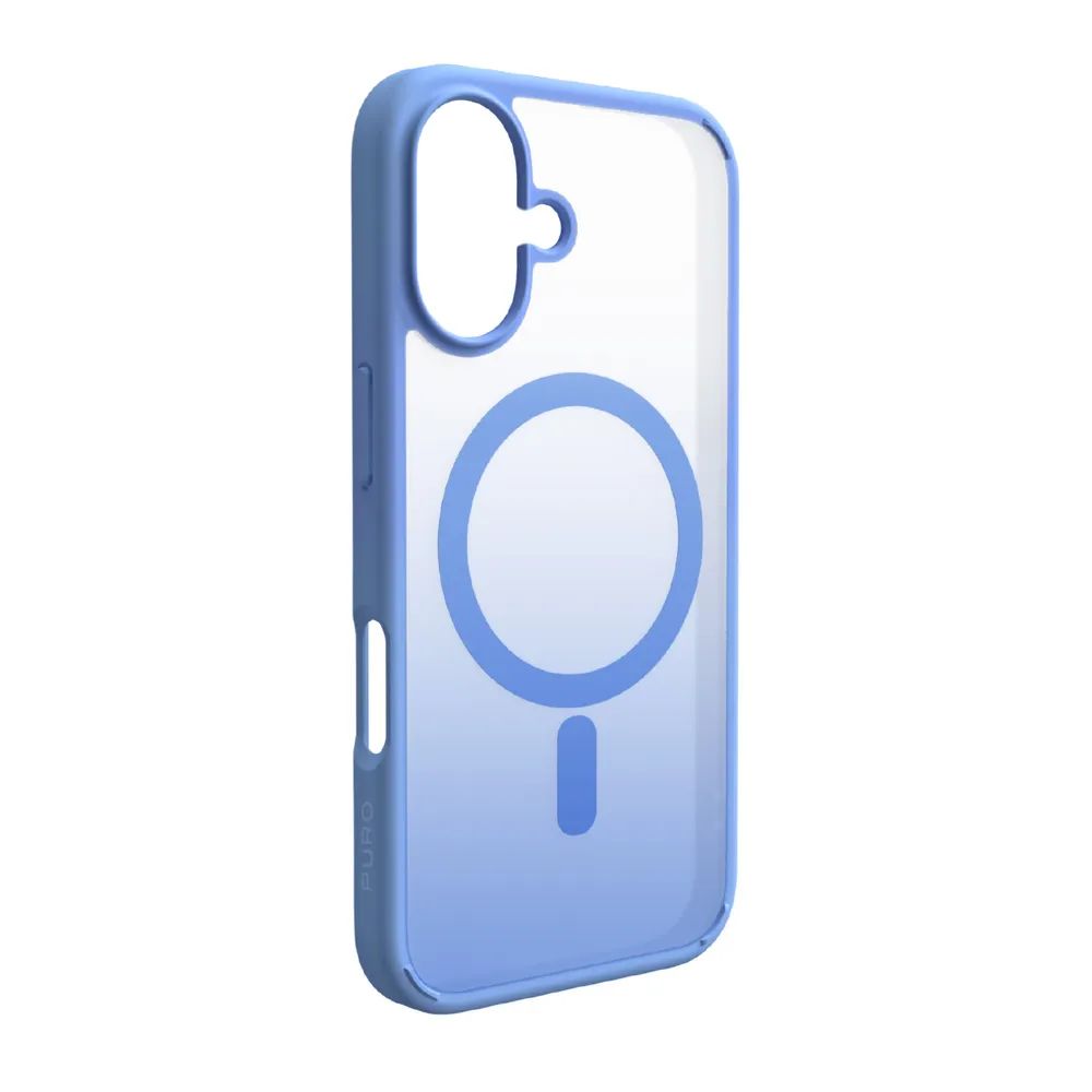 PURO GRADIENT MagSafe kompatibles Cover für iPhone 17, blau