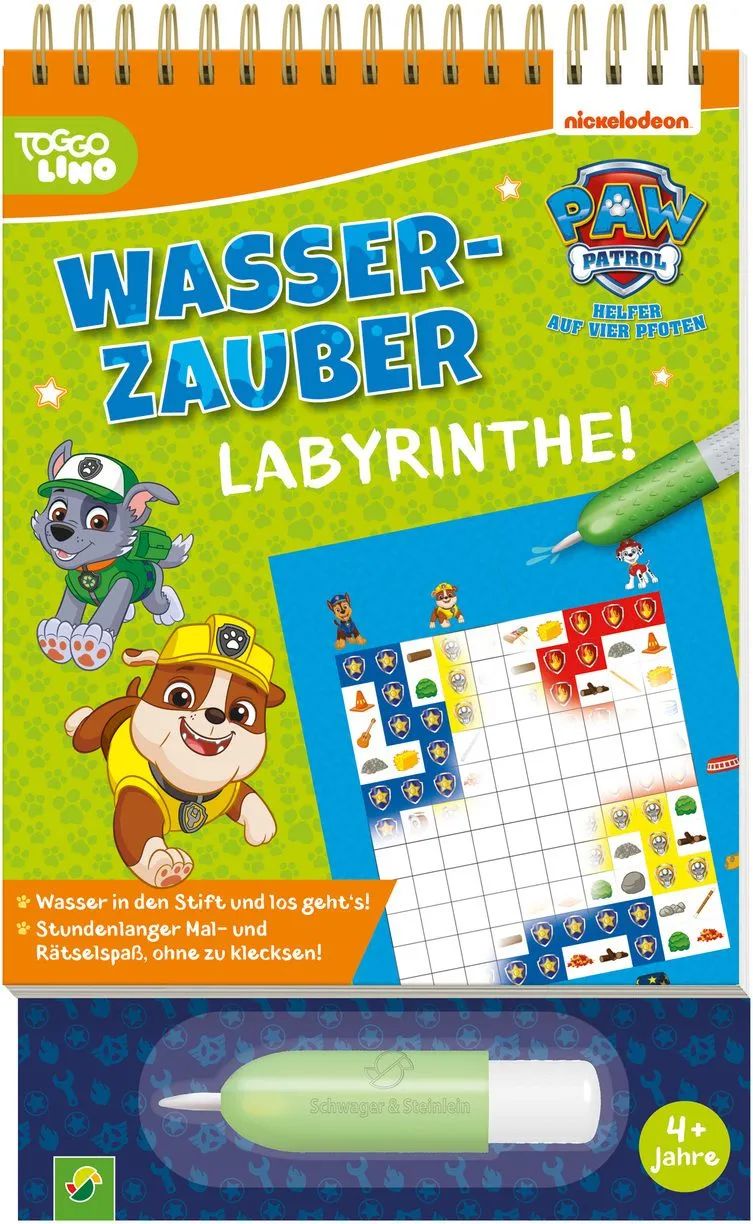 Naumann & Göbel Verlagsgesellschaft Wasserzauber Labyrinthe PAW Patrol