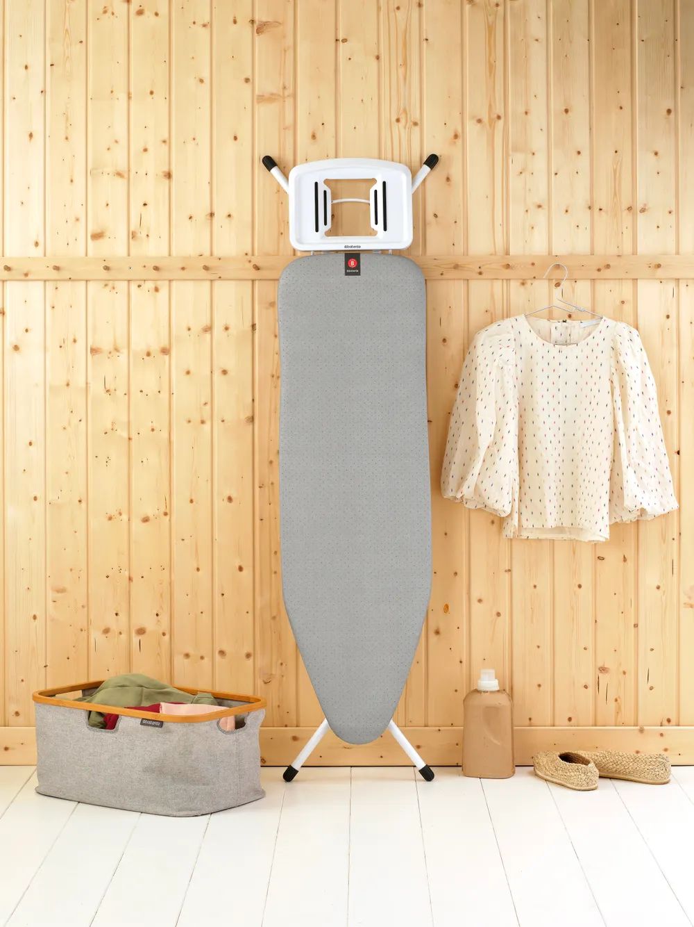 Brabantia Bügeltisch B, 124x38cm, Dst-Mulde Solid - Metallised