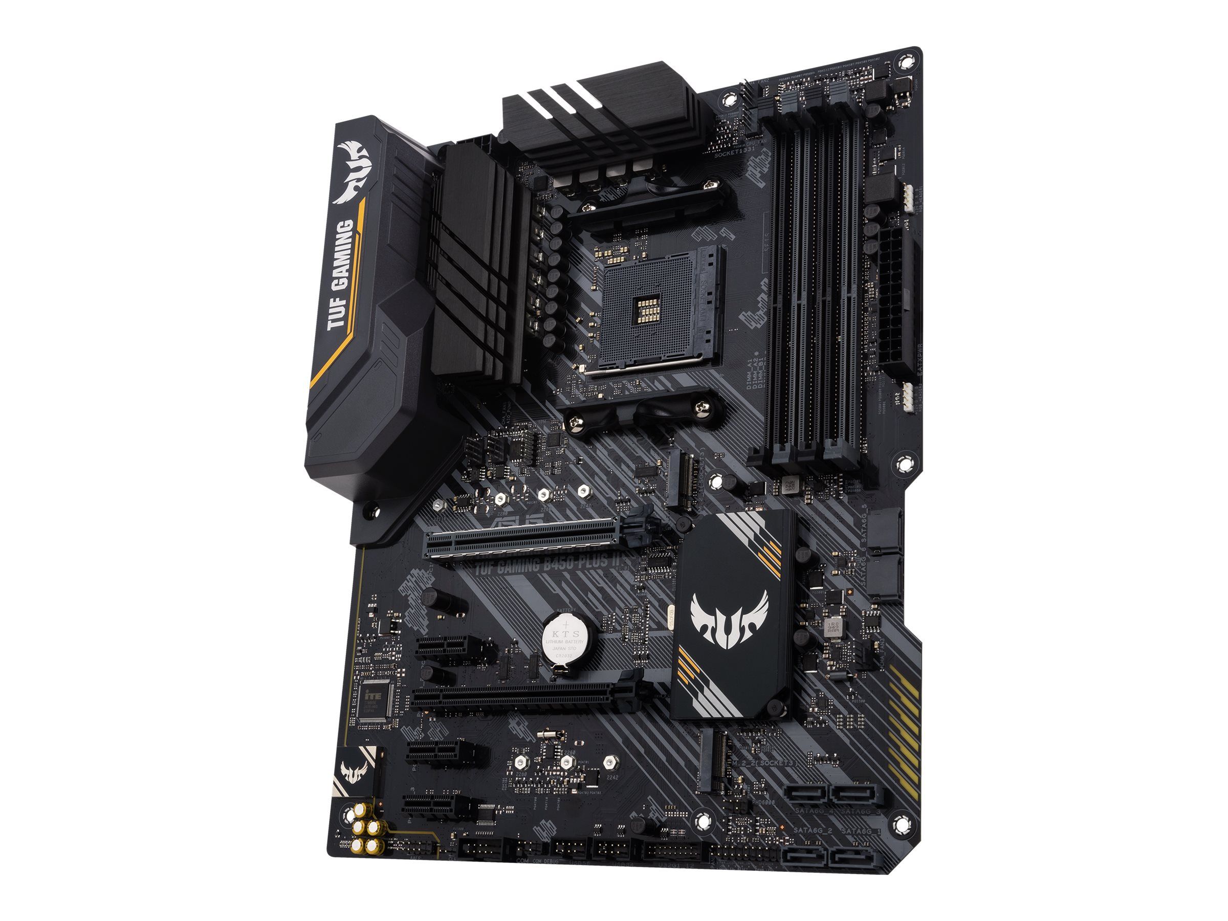 ASUS TUF GAMING B450-PLUS II - Motherboard - ATX - Socket AM4 - AMD B450 Chipsatz - USB 3.2 Gen 1, USB 3.2 Gen 2, USB-C Gen2 - Gigabit LAN - Onboard-Grafik (CPU erforderlich)