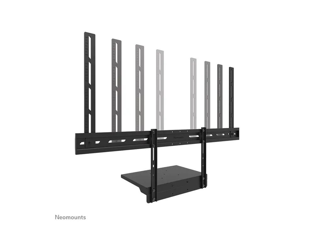 Neomounts AV45-500BL - Befestigungskit (Montageklammer, Regalverstärkung) - für Notebook - Universal - Schwarz - Bildschirmgröße: 109.2-279.4 cm (43"-110")