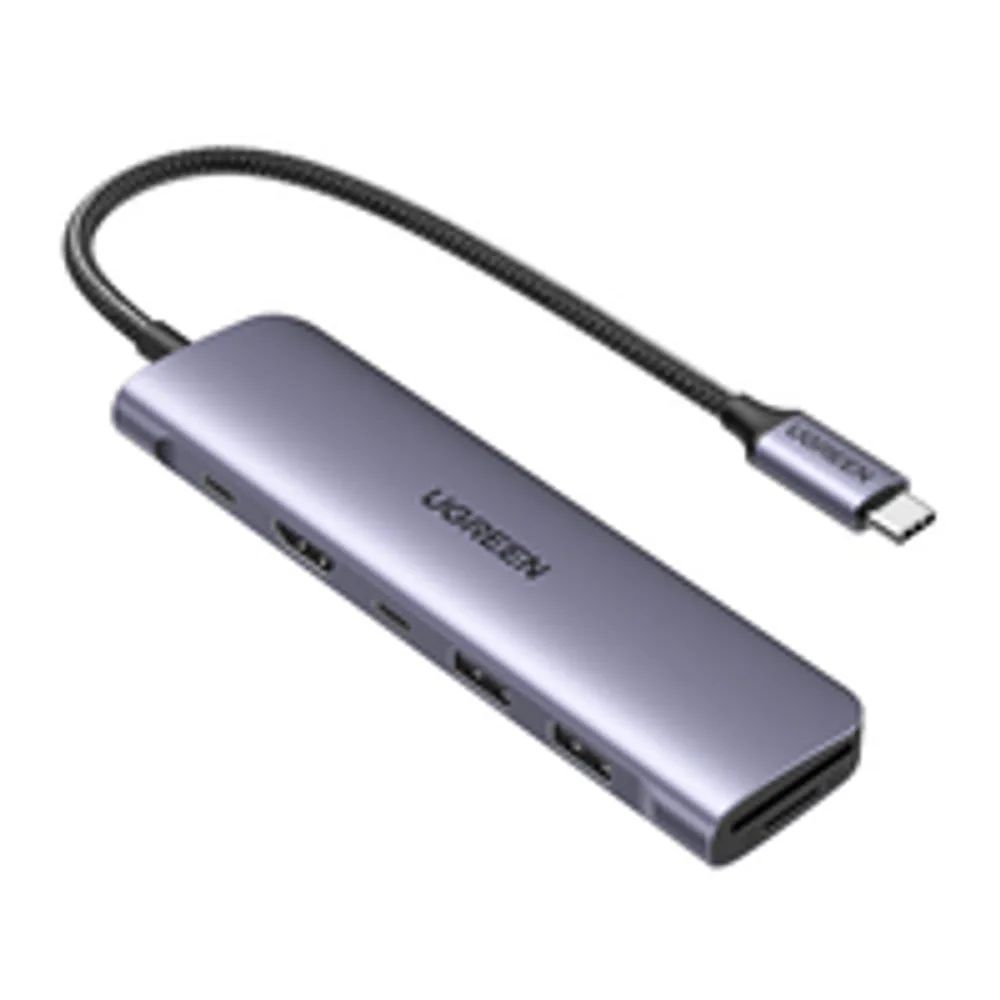 Ugreen 15214 laptop-dockingstation & portreplikator Kabelgebunden USB 3.2 Gen 1 3.1 1 - Kabel