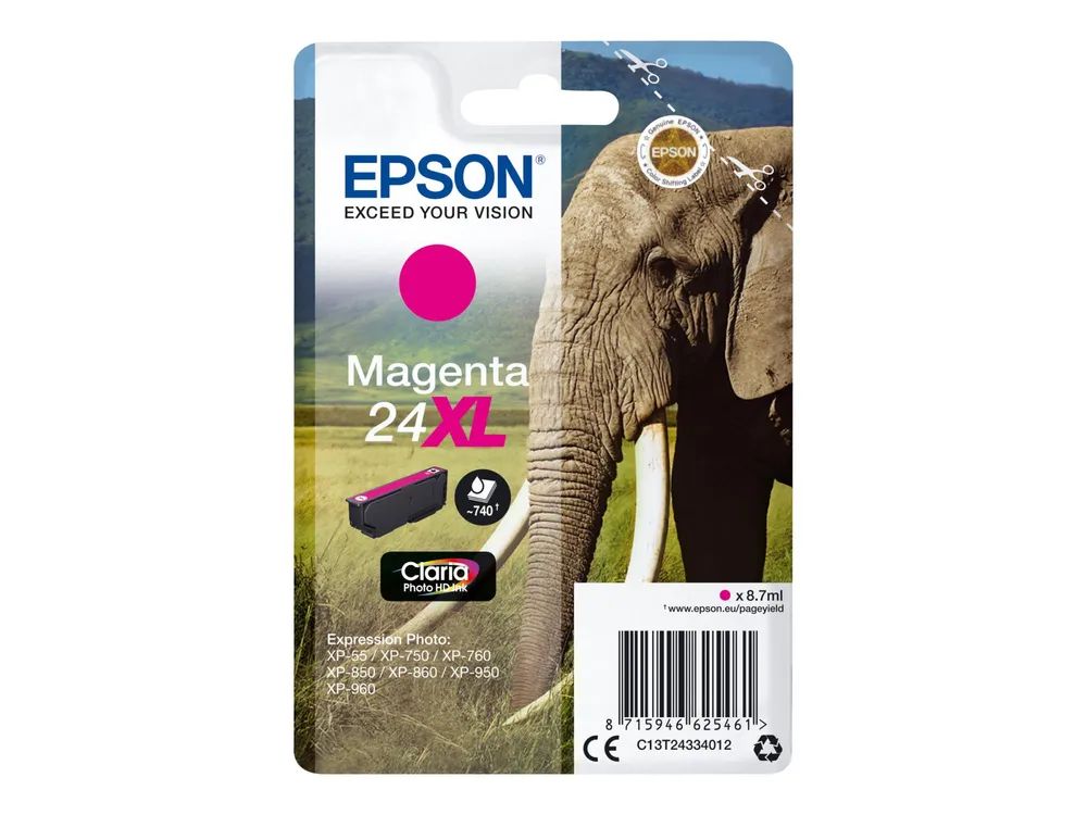 Epson 24XL - 8.7 ml - XL - Magenta - original