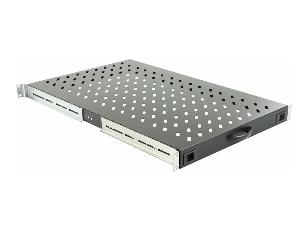 Lanview by Logon - Rack - Regal - Schrankmontage - Schwarz - 1U - 48.3 cm (19")
