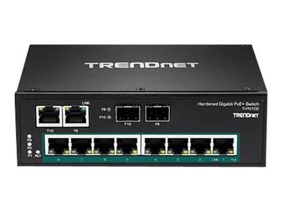 TRENDnet TI-PG102 - Switch - unmanaged - 8 x 10/100/1000 (PoE+)