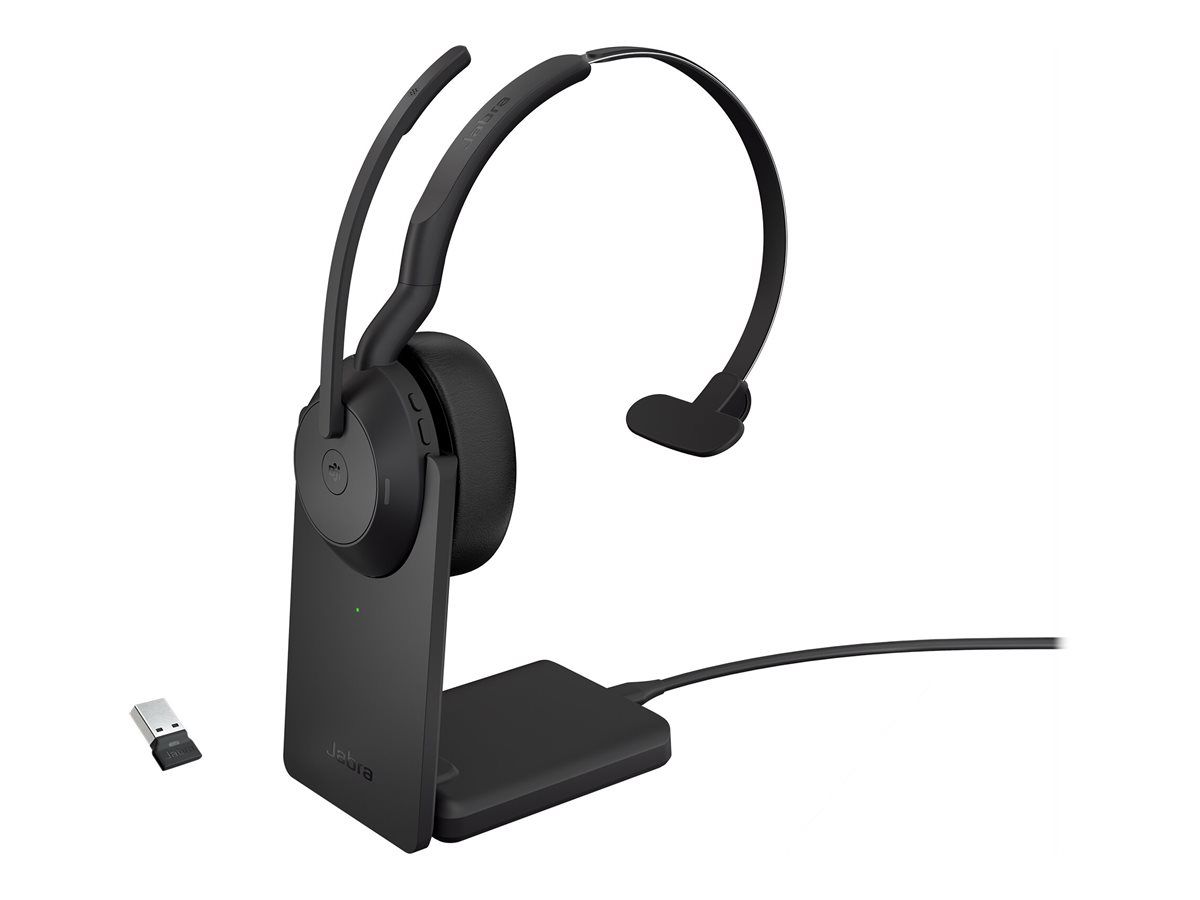 Jabra Evolve2 55 MS Mono - Headset - On-Ear - Bluetooth