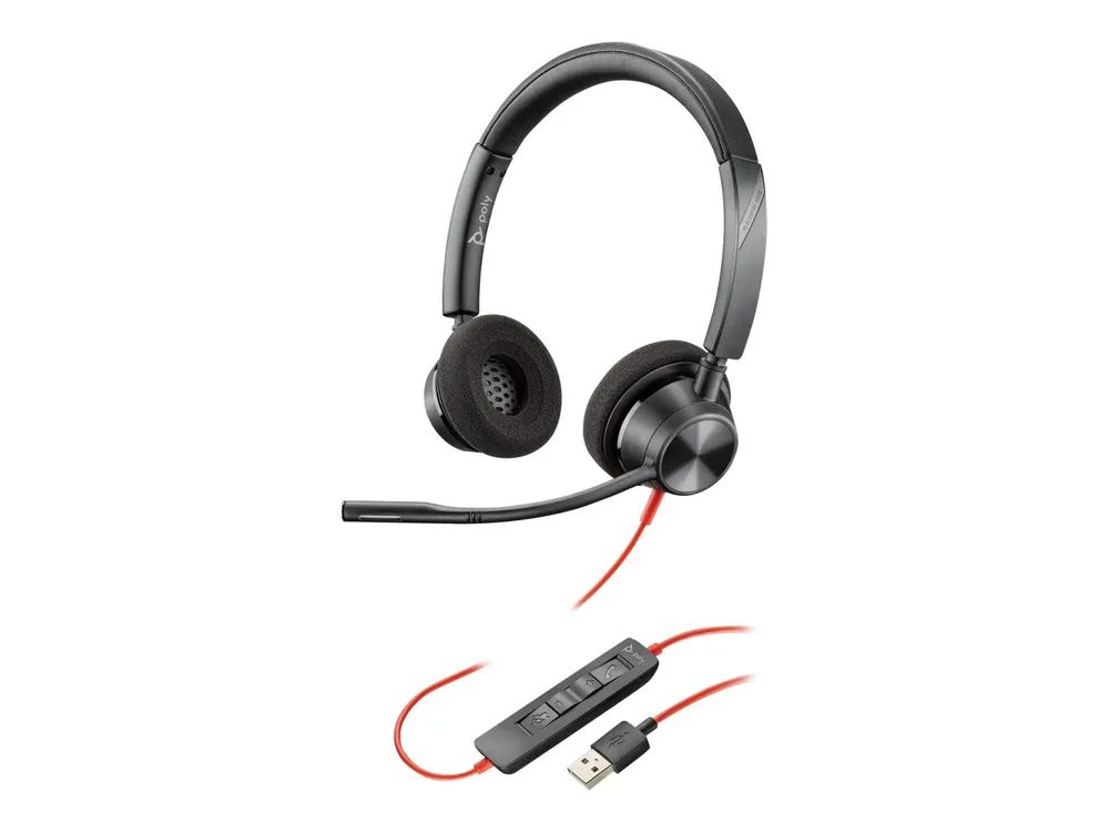 Poly Blackwire 3320 - 3300 Series - Headset - On-Ear