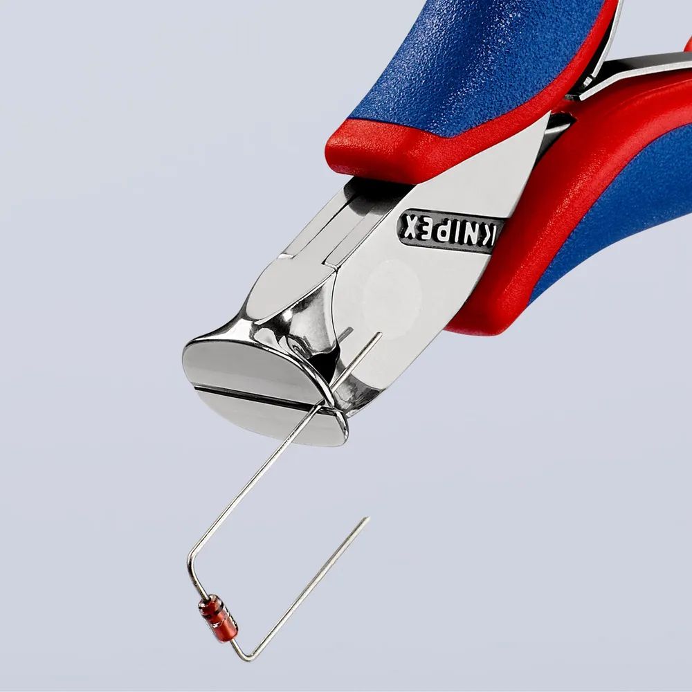KNIPEX Elektronik-Vornschneider mit Mehrkomponenten-Hüllen 115 mm