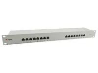 Equip 16-Port Cat.6 Ungeschirmtes Patch Panel - Hellgrau - 10/100/1000Base-T(X) - Gigabit Ethernet - 1000 Mbit/s - RJ-45 - Cat6 - Grau