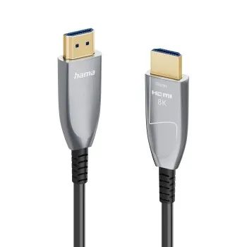 Hama Ultra High Speed HDMI™-Kabel, Glasfaser, AOC, zertifiziert, 8K, Alu, 20 m