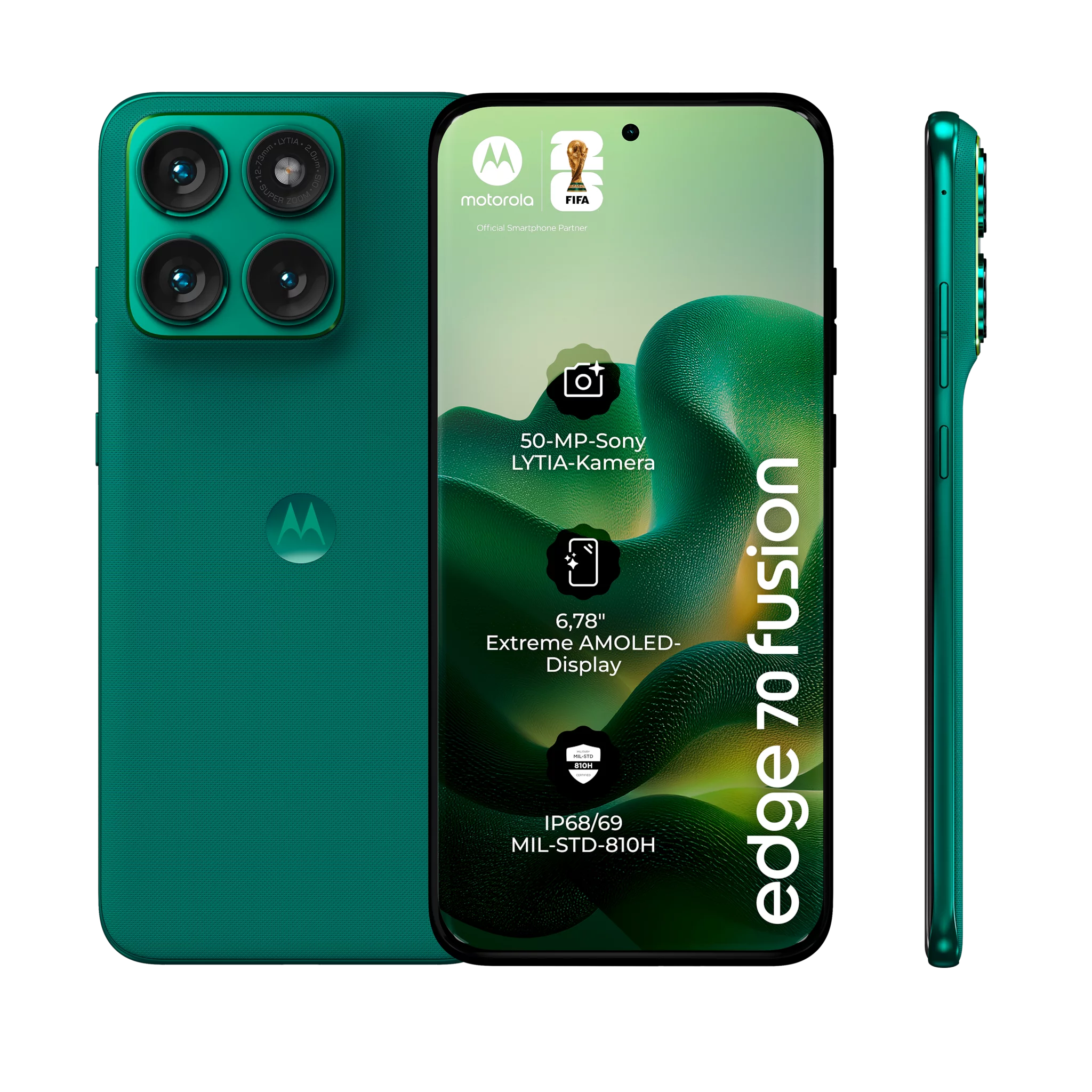 Motorola edge70 Fusion 8/256GB, PANTONE Sporting Green
