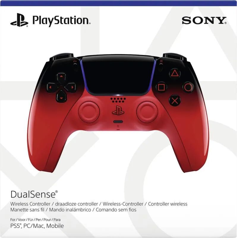 Sony DualSense - Game Pad - kabellos - Bluetooth - Rot