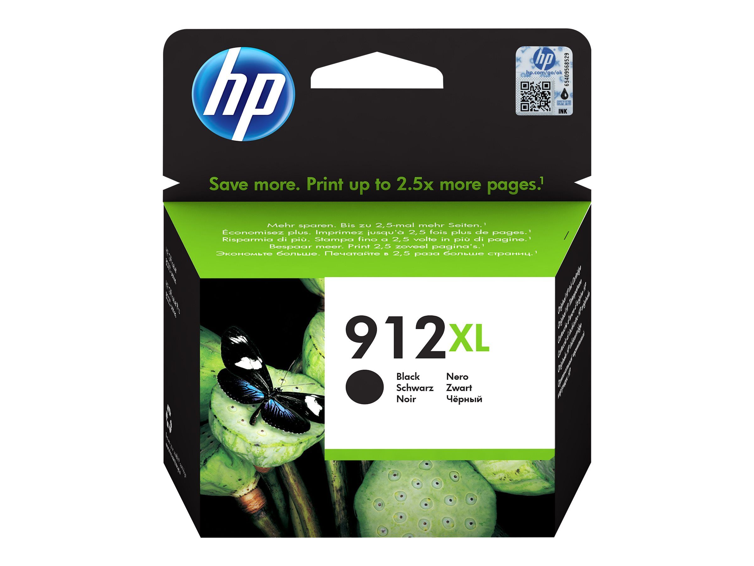 HP Tinte schwarz Nr. 912XL (3YL84AE)