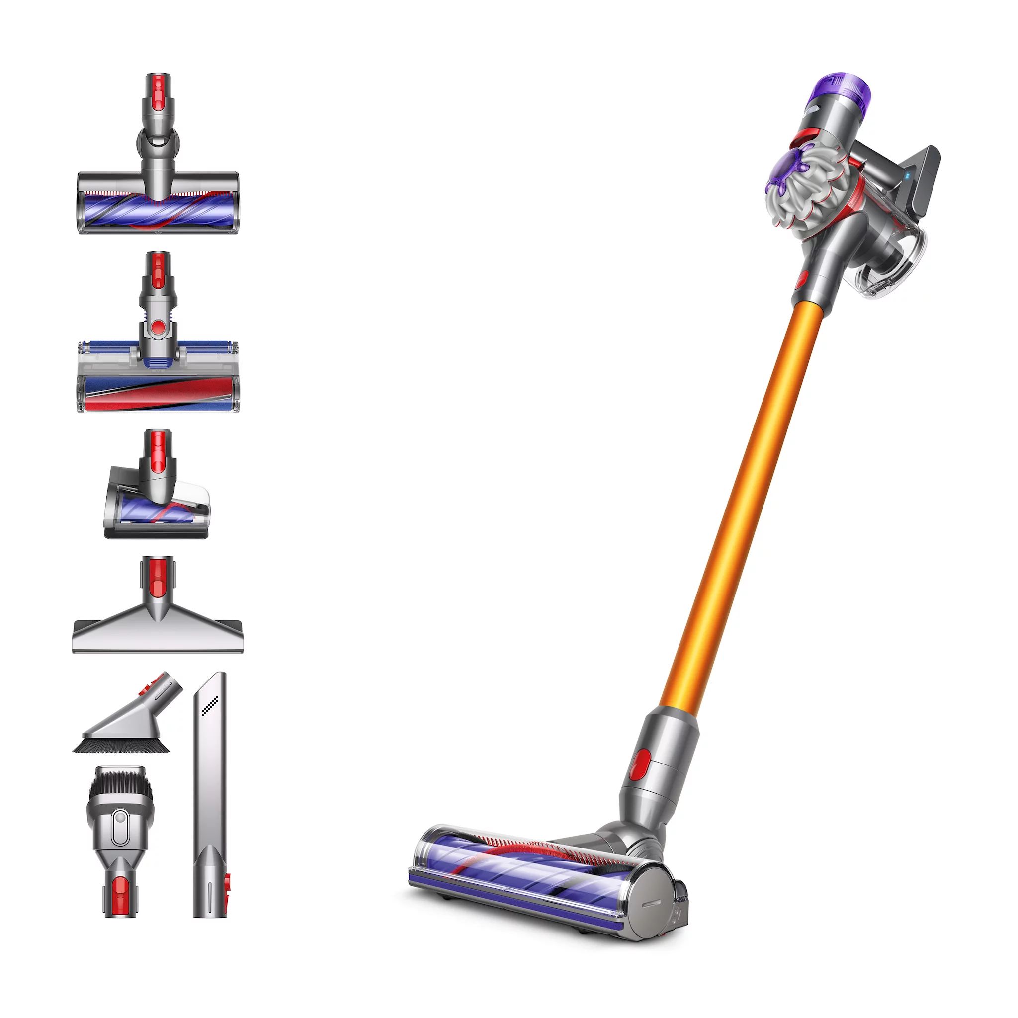 Dyson V8 Absolute, Silber/ Gelb
