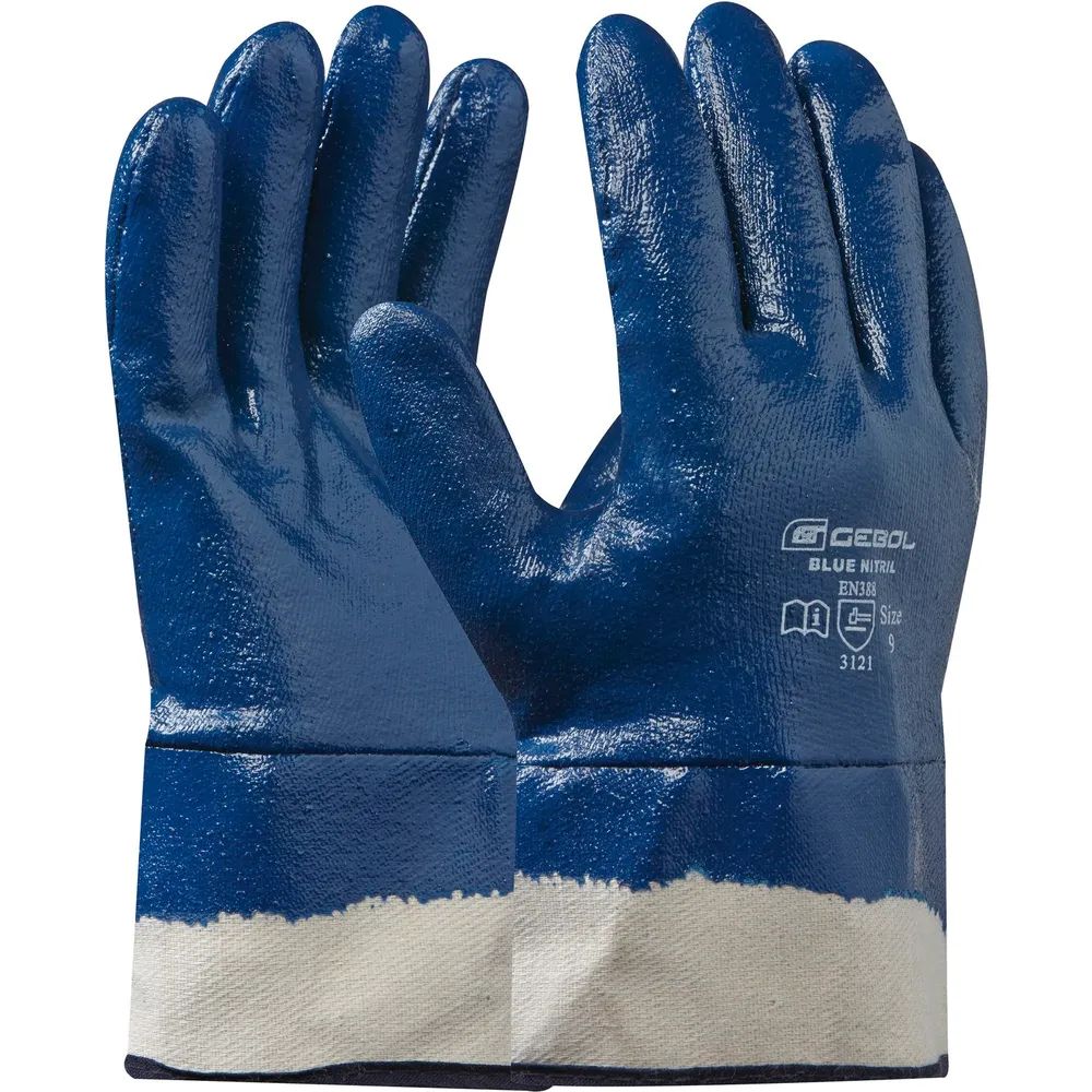 GEBOL Schutzhandschuh Blue Nitril Größe 10