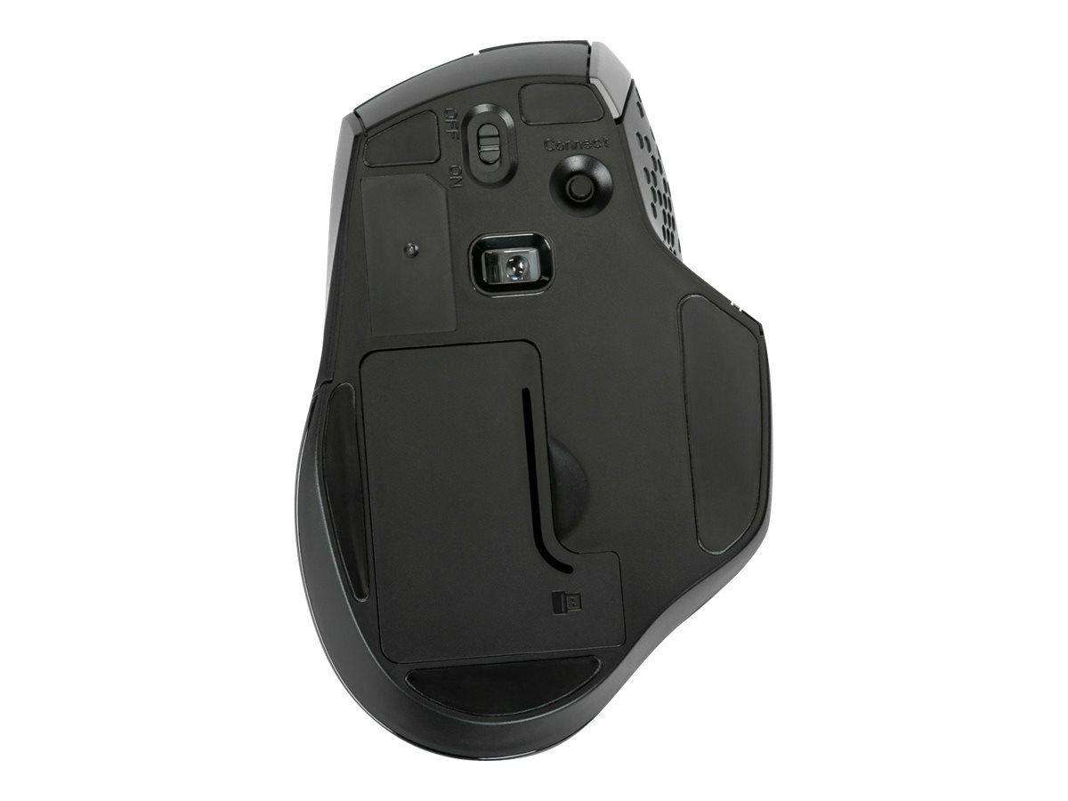 Targus Maus - antimikrobiell - ergonomisch - Für Rechtshänder - 7 Tasten - kabellos - 2.4 GHz - kabelloser Empfänger (USB)