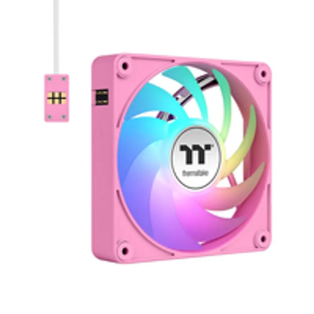 Thermaltake CT120 EX ARGB Sync PC Cooling Fan Pink pink 3er-Pack 120 mm