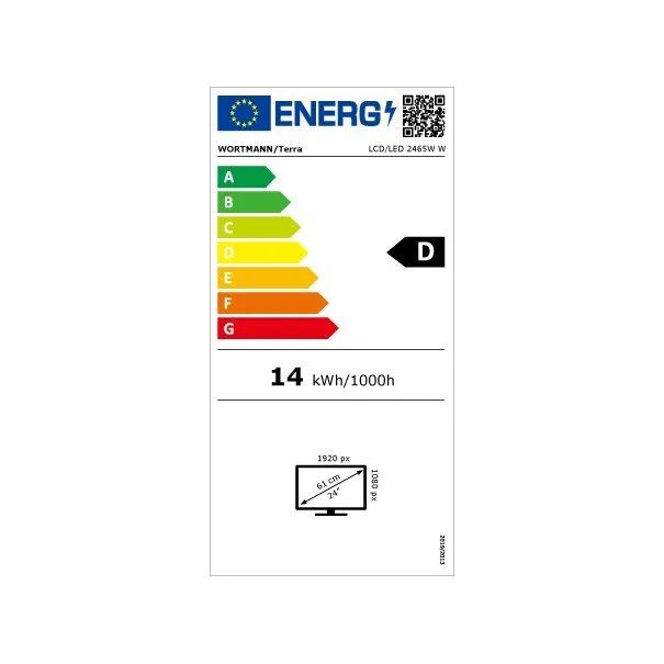 TERRA LCD/LED PV white USB-C/DP/HDMI Greenline PLUS - Flachbildschirm (TFT/LCD) - 60,5 cm