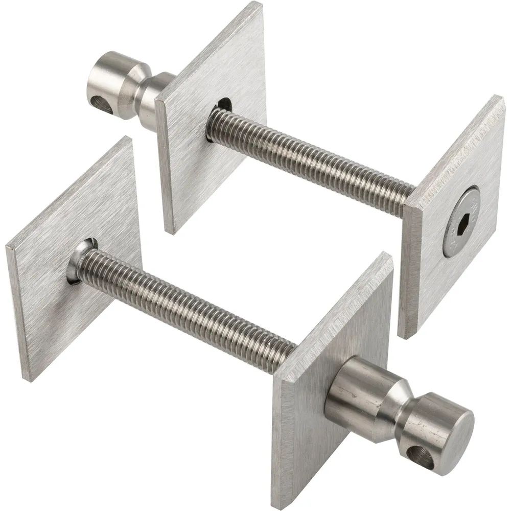 SCHÖSSWENDER Befestigungszubehör - für Holz, einseitig, eckig, TS: 38 - 80mm